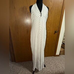 NWOT Women’s XL dress Wild Fable Black and White Striped Maxi Dress